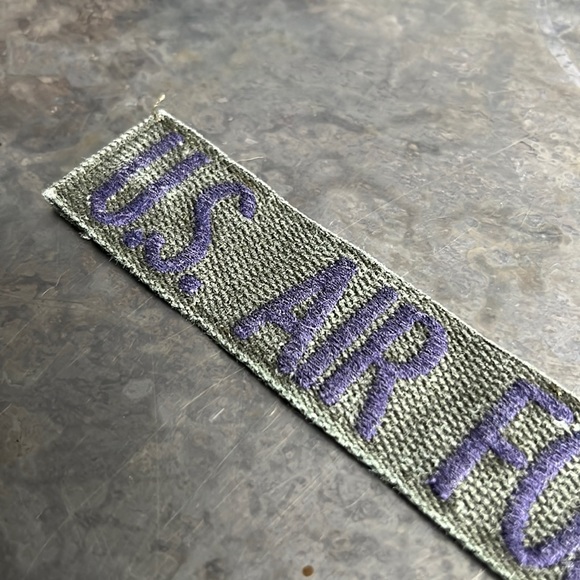 U.S. AIR FORCE embroidered tape patch - Vintage - Picture 6 of 10